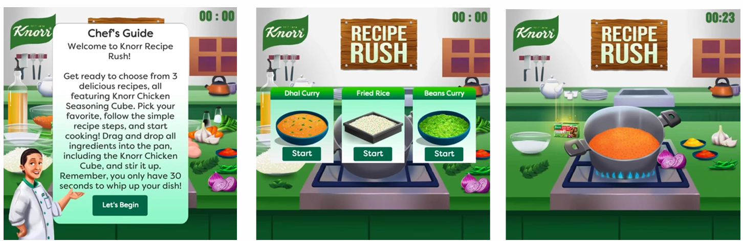 Knorr Recipe Rush Game